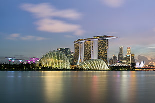Singapore,  Skyscrapers,  Panorama