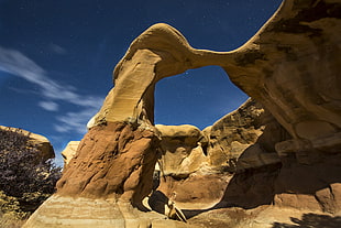 mountain under The blue sky, grand staircase-escalante national monument, utah HD wallpaper