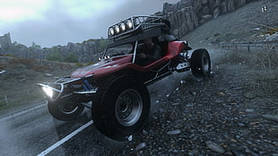 red and gray vehicle, video games, Wombat Typhoon, Driveclub