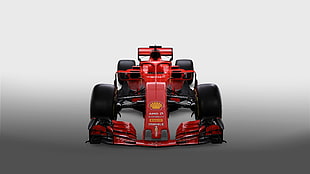red F1 car, Ferrari SF71H, F1 2018, Formula One