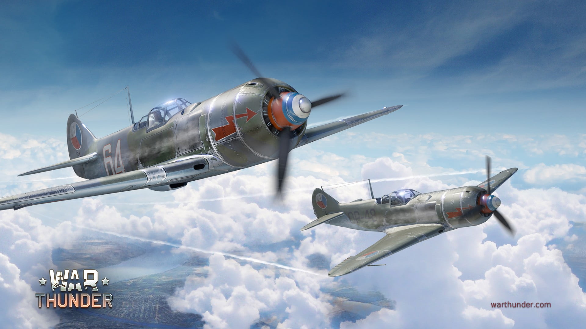 War Thunder wallpaper, War Thunder, airplane, Gaijin Entertainment, video games