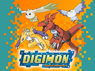 Digimon Tamers wallpaper, Digimon Adventure, Digimon, Renamon, guilmon