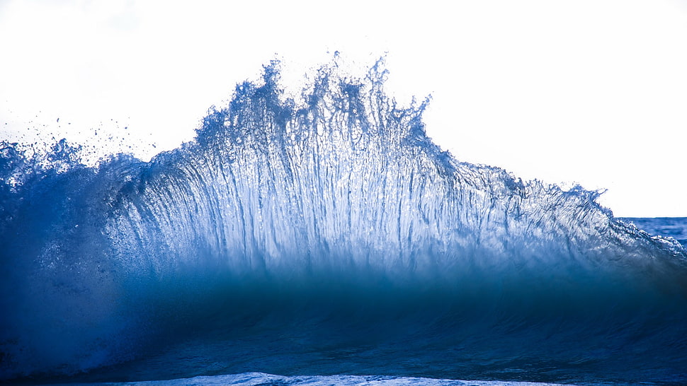 ocean waves, water, waves HD wallpaper