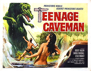 Teenage Caveman advertisement, Teenage Caveman, Film posters, B movies