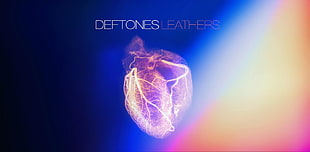 Deftones Leathers logo, abstract, heart, typography