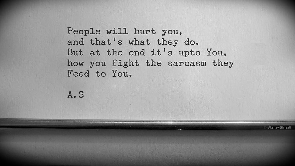 black text on gray background, sarcasm, quote, text, minimalism HD wallpaper