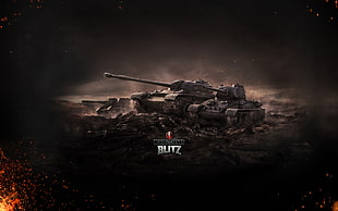 World of Tanks Blitz game poster HD wallpaper