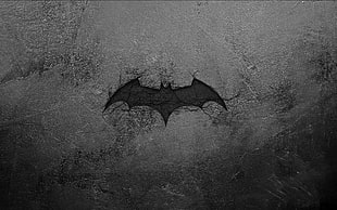 black Batman logo, Batman logo, black, Batman HD wallpaper