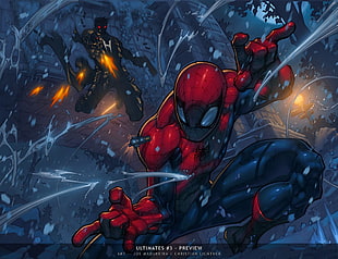 Spiderman wallpaper, Ultimate Spider-Man HD wallpaper