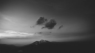 cumulus clouds, landscape