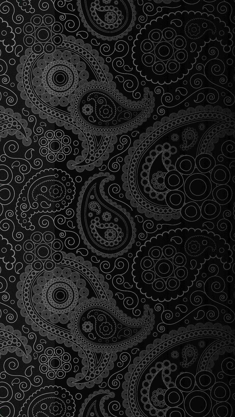 gray and black paisley print area mat HD wallpaper