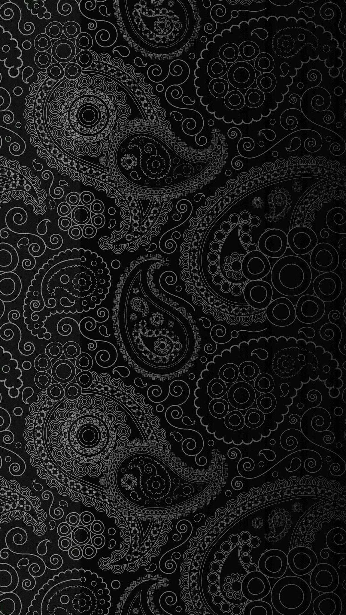 black paisley wallpaper