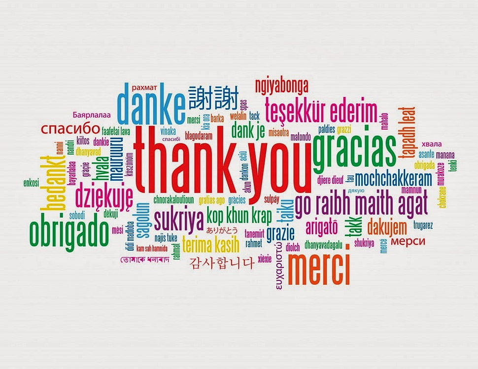 Thank You text lot HD wallpaper