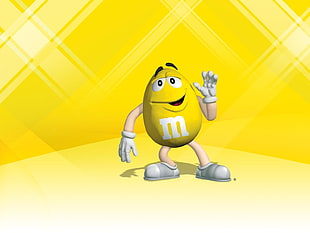 yellow M&M character