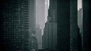gray concrete building, photography, urban, city, cityscape
