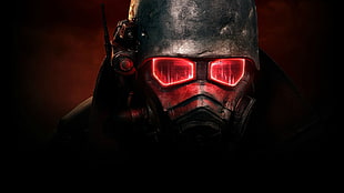 Fallout New Vegas riot armor helmet illustration, Fallout HD wallpaper
