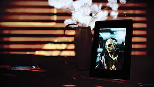 black tablet computer, video games, Mass Effect 3 HD wallpaper