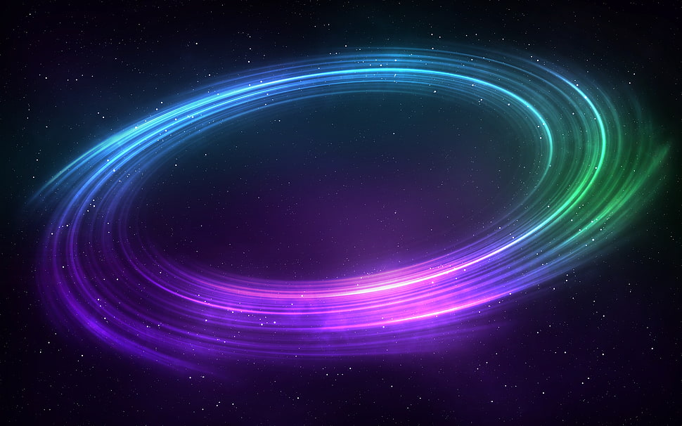 galaxy themed painting HD wallpaper