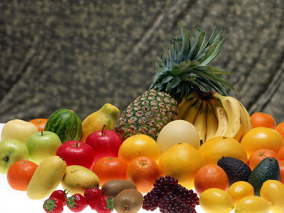 artificial fruit decors HD wallpaper