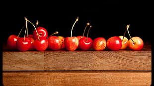 cherry lot, fruit, cherries (food)