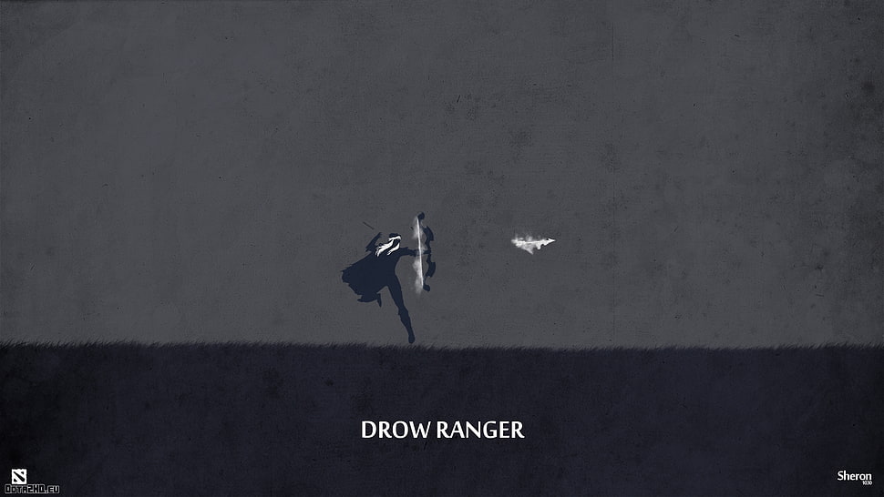 Drow Ranger Dota 2 HD wallpaper