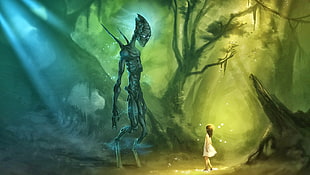 fantasy art, children, creature HD wallpaper