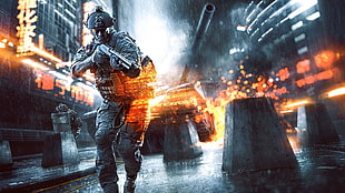 Call of Duty game wallpaper, Battlefield 4, Battlefield, video games