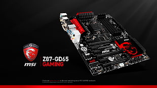 black MSI computer processor, MSI, G-Dragon