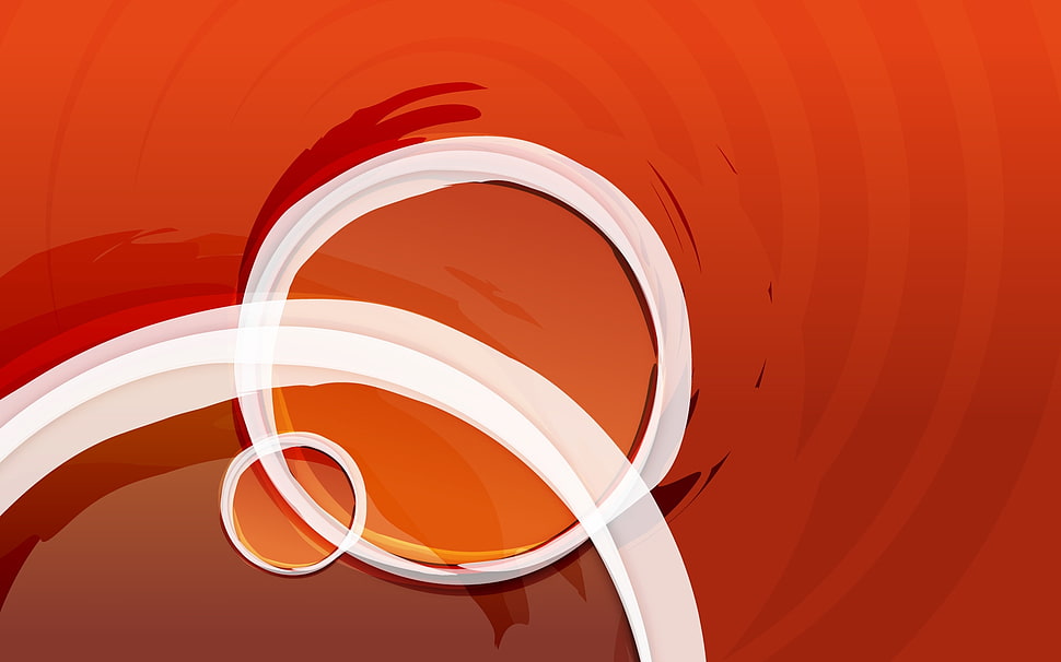 white and red abstract painting HD wallpaper