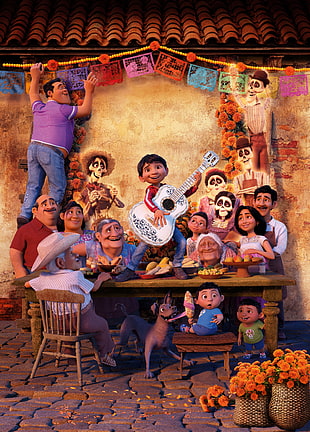 Coco movie digital wallpaper