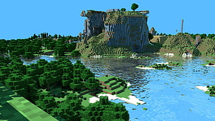 Minecraft smartphone application screenshot HD wallpaper