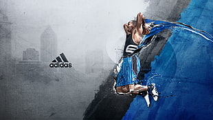 Dwight Howard, jumping, basketball, Adidas HD wallpaper