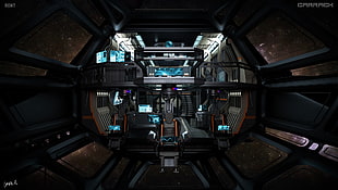 black and gray computer tower, anvil aerospace, Anvil Carrack, Star Citizen
