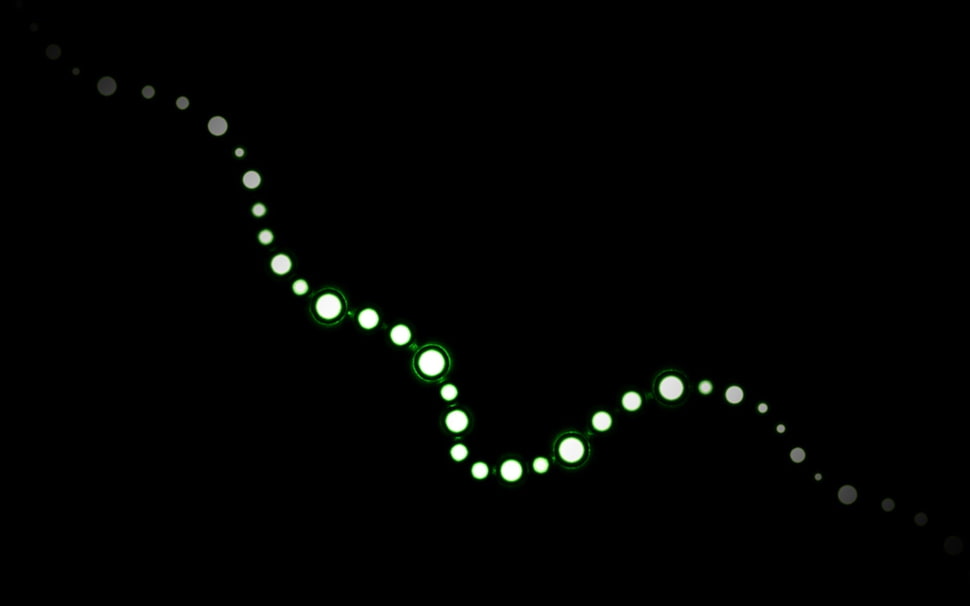 white mini lights HD wallpaper