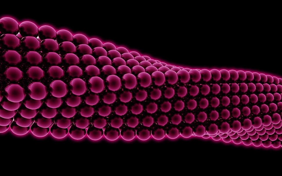 DNA structure, render, balls, digital art HD wallpaper