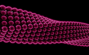 DNA structure, render, balls, digital art