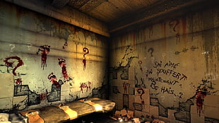 gray bed sheet, Batman, Joker, Batman: Arkham Asylum, video games HD wallpaper