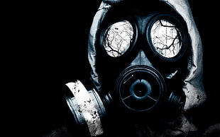 person wearing black gas mask wallpaper, gas masks, apocalyptic HD wallpaper