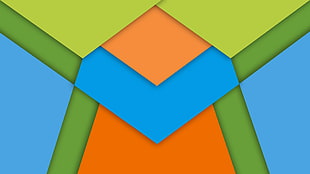 multicolored geometric wallpaper, digital art, pattern, minimalism, techno