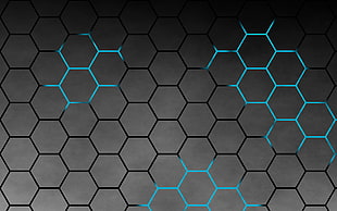 gray and blue pattern