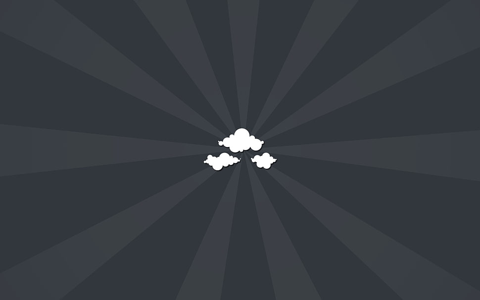 white clouds HD wallpaper