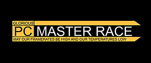 PC Master Race logo, PC Master  Race HD wallpaper