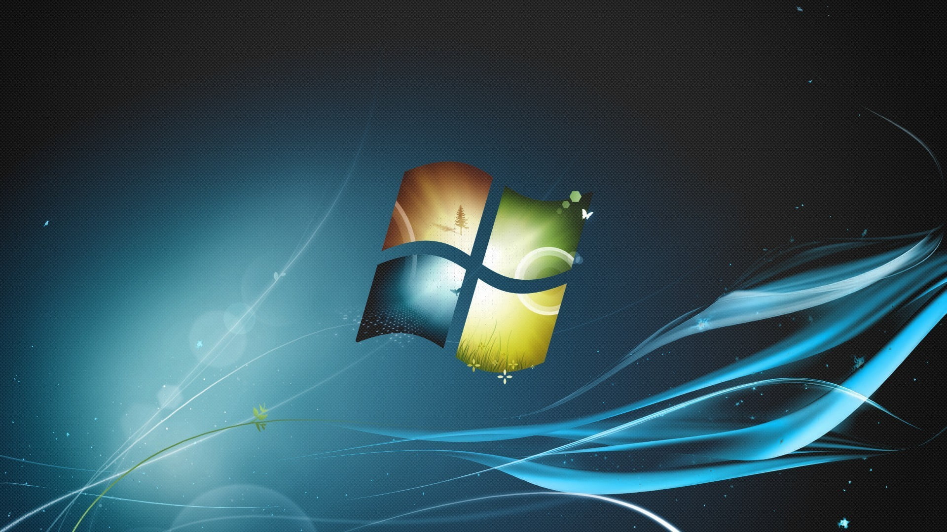 Windows wallpaper, Microsoft Windows, Windows 7, logo HD wallpaper ...