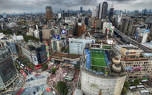 Shibuya business district HD wallpaper