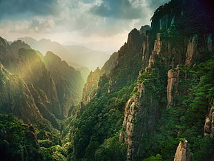 brown rocky mountain, nature, landscape, rock, mountains HD wallpaper