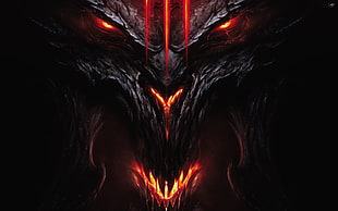 Diablo III digital wallpaper, video games, Diablo III, Diablo, demon