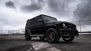 black Jeep SUV, Mercedes-Benz, car, G Class HD wallpaper