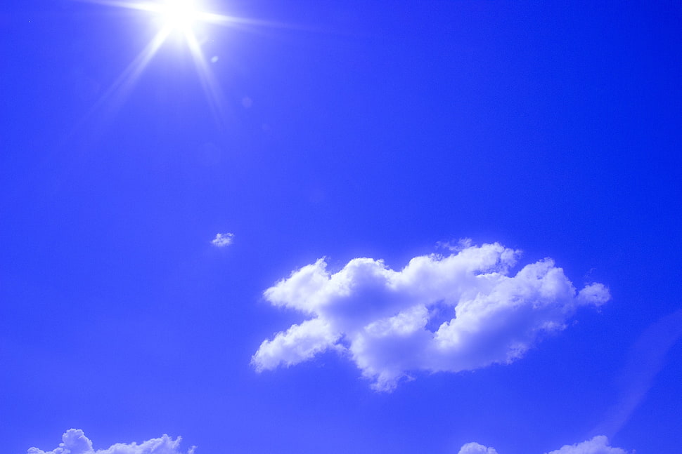 white clouds, clouds, sky HD wallpaper