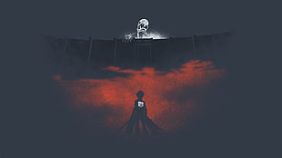 Attack on Titan illustration HD wallpaper