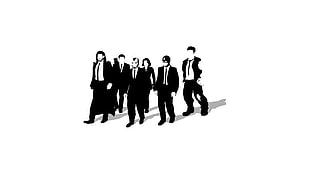 Marvel Avengers in suits digital wallpaper, The Avengers, Reservoir Dogs, movies, minimalism HD wallpaper